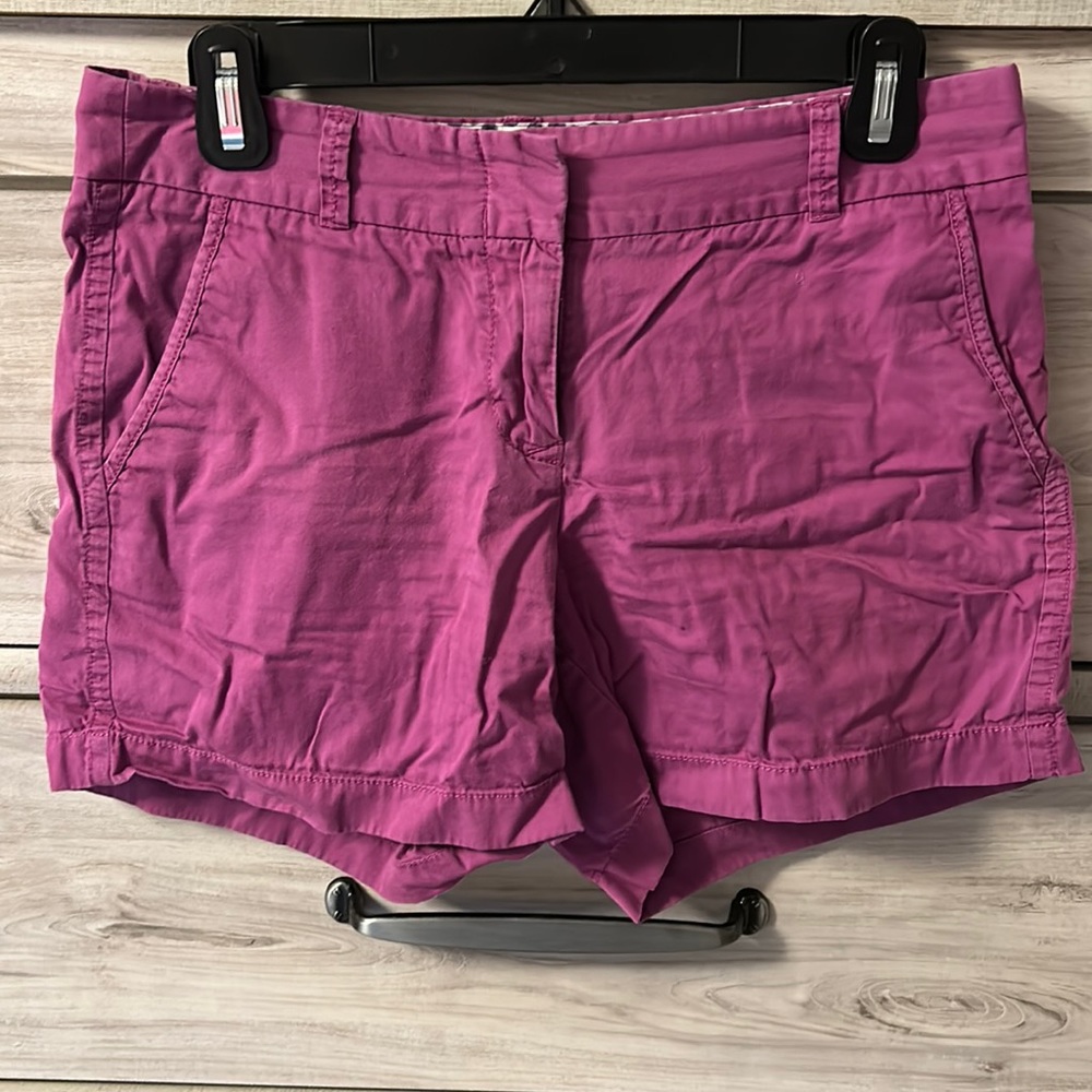 JCrew Size 2 Purple Chino Shorts